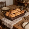 thumbnail image 6 of Rectangular Rattan Serving Trays, 8" * 12" Decorative Storage Trays for Home Organization, Entertaining, and Tabletop Display, 6 of 6