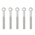 thumbnail image 1 of Uxcell 5Pcs M10x86mm Machinery Lifting Shoulder Eye Bolts Threaded Screw Eyebolt, 1 of 7