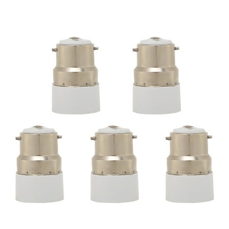

Smrinog Adjustable Screw B22 to E14 Lamp Holder LED Light Adapter Converter (5pcs)
