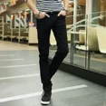 thumbnail image 4 of Pantalones vaqueros para hombre, pantalones de invierno, ajustados, rectos, elásticos, ajustados, de algodón, originales, de alta calidad, tallas XS, 4 of 5