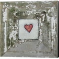 thumbnail image 1 of Hearts' Desire Distressed White by LovISart, Canvas Wall Art, 1 of 1