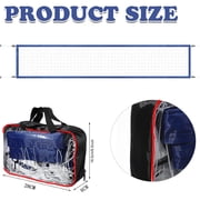 Surpdew Pool Volleyball Net Portable Beach Volleyball Set Water Volleyball Net Pool Volleyball Kit Blue