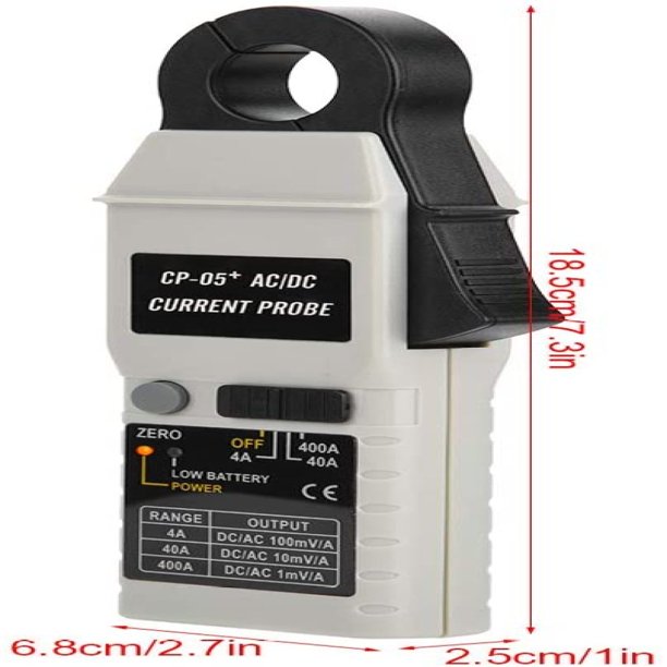 Digital Clamp Meter Current Tester Clamp Owon Cp 05 Ac Dc Current Tester 0khz 400a Current Probe Clamp Meter Clamp Meter For Oscilloscope Walmart Com