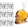 thumbnail image 2 of Verre à Shot Crâne Cristal Cool pour une Boisson de Whisky, 2 of 4