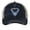 Navy Blue, variant on USAF Cap - Distressed Air Force Logo - Vintage Military Trucker Baseball Hat Strapback (Brown)