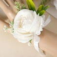 thumbnail image 3 of Sonducket Flores de muñeca vintage para padrino de boda, textura simulada, ceremonias de fiestas duraderas Ropa, zapatos y accesorios Miscelánea mejillas rosadas, 3 of 6