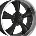 thumbnail image 2 of RIDLER 695 22X9 5X127 0ET 83.82CB MATTE BLACK/MACHINED LIP, 2 of 3