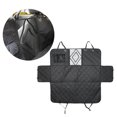 thumbnail image 3 of Tela Oxford acolchada negra para parte trasera de coche, impermeable, antideslizante, duradera, alfombrilla para mascotas, cojín para perro, negro, 137x147cm, 3 of 5