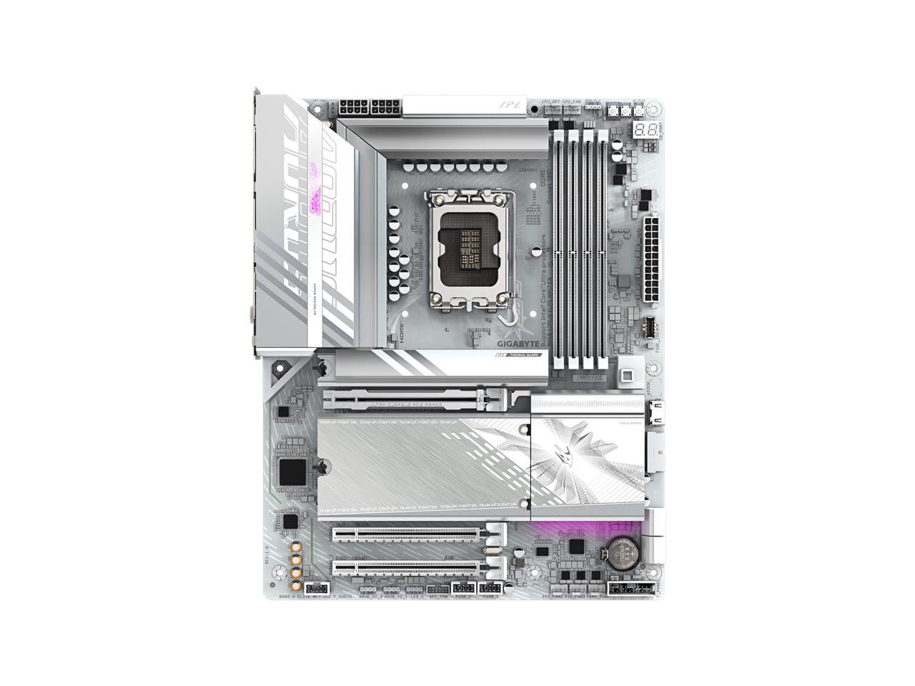 Aorus Ultra Durable B860 A ELITE WF7 ICE Gaming Desktop Motherboard - Intel B860 Chipset - Socket LGA-1851 - ATX (b860aelitewf7ice)