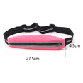 thumbnail image 2 of Cinturón para correr, riñonera para correr para mujeres y hombres, bolsa para corredor manos libres, cinturón, bolsa de entrenamiento físico, riñonera de viaje deportiva ajustable sin rebote, soporte, 2 of 5