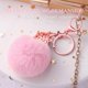 thumbnail image 2 of TENDYCOCO Keychain Lovely Unicorn Key Ring with Fluffy Hair Ball Meticulous Workmanship Key Holder Hanging Pendant for Women Ladies Girls, 2 of 2