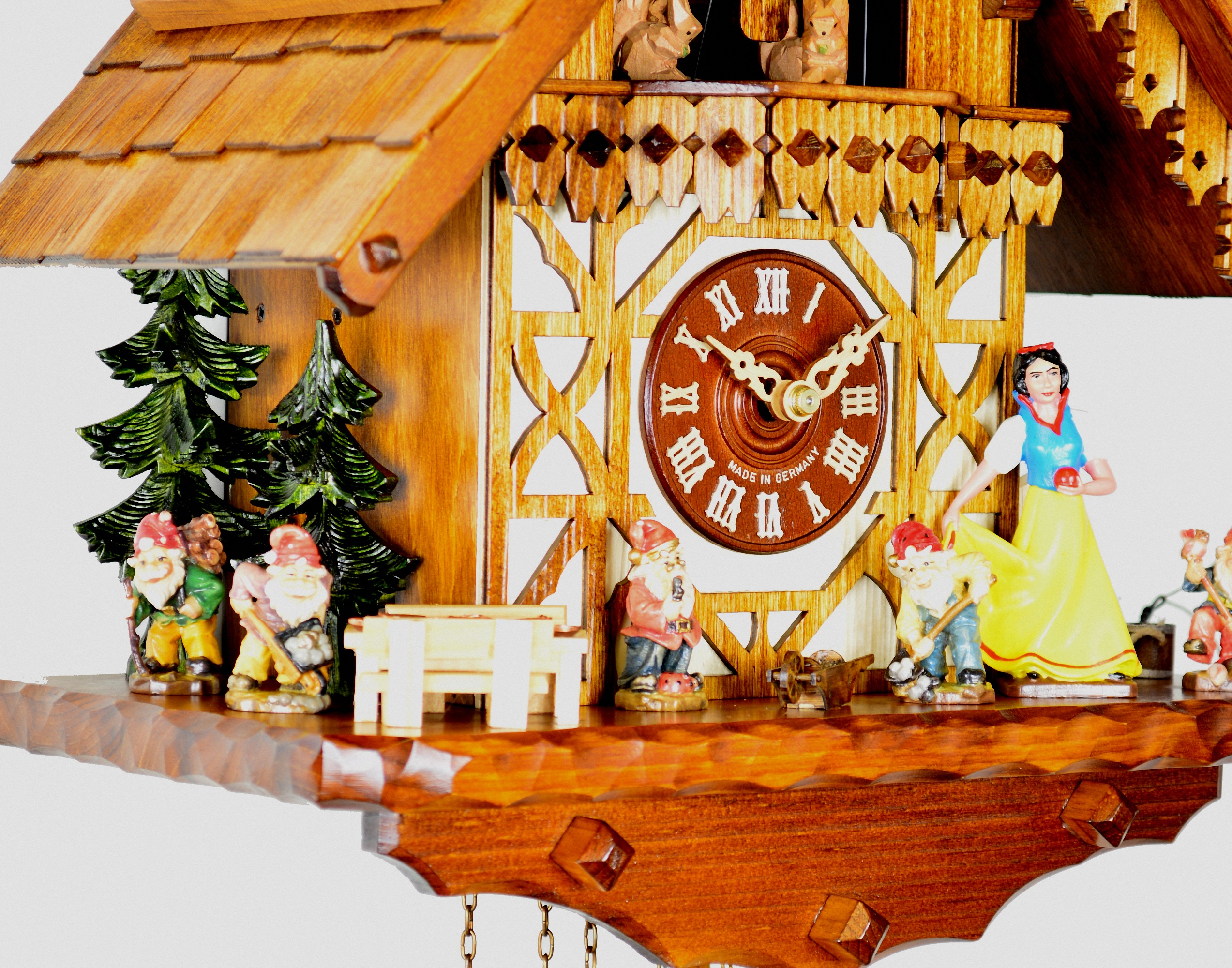 August Schwer Cuckoo Clock Snow White