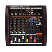 Mixer 4 Channel Mixer DSP Reverberation Effect Professional Bluetooth USB Mixer