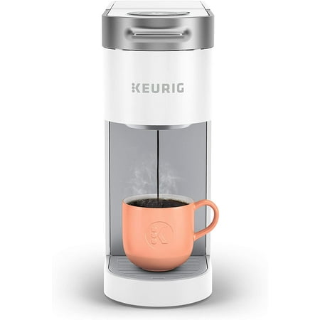 Keurig K-Slim Coffee Maker, Single Serve K-Cup Pod Coffee Brewer, 8 to 12 Oz Brew Sizes, White