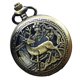 thumbnail image 3 of Reloj de bolsillo para mujer y hombre, relojes vintage, reloj de bolsillo decorativo con colgante., 3 of 6