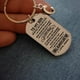 thumbnail image 2 of Collar con etiqueta personalizada de acero inoxidable PARA MI HIJO etiqueta de perro Eccomum madre hijo Y, 2 of 5