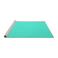 thumbnail image 2 of Ahgly Company Machine Washable Indoor Rectangle Abstract Turquoise Blue Contemporary Area Rugs, 6' x 9', 2 of 4