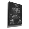 thumbnail image 2 of Epic Graffiti "Armored Vehicle Blueprint Patent Chalkboard" Giclee Canvas Wall Art, 18"x26", 2 of 3