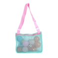 thumbnail image 3 of Beach Mesh Storage Bag Travel Portable Sundries Zipper Small Bag,beach bags and, 3 of 5