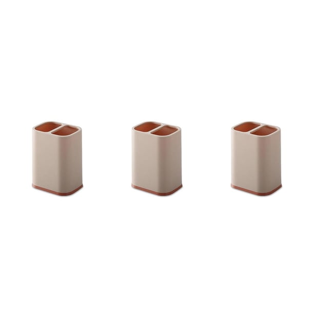 Yuarrent Soporte de almacenamiento de palillos, espátula, encimera, organizador de vajilla, drenaje, moderno baño, estante de cocina, Rosa 3Conjunto