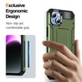 thumbnail image 5 of iPhone 11 Case with Build-in Kickstand, Heavy Duty Protection Shockproof Anti-Scratch Rugged Protective Durable Case Hard Cover,Armygreen, 5 of 7