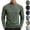 Army Green, variant on Big & Tall Men's Long Sleeve Quarter Zip Pullover Tech Stretch Mock Neck Athletic Sweatshirt Quick Dry Golf Midlayer for Outdoor Workout Running, Black, 5XL