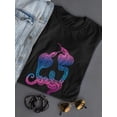 thumbnail image 3 of Colorful Cobra Colors T-Shirt Women -Image by Shutterstock, Female XX-Large, 3 of 4