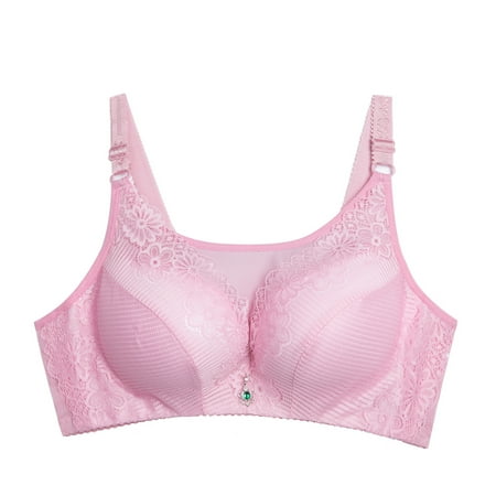 

Cntydi Bras for Women Sexy Women Lady Lace Gathered Bra Adjustable Pair Of Thin Breast Cup Underwear Gifts for Women