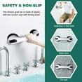 thumbnail image 5 of Barra de ducha con ventosa (2 unidades), barra de equilibrio para baño, soporte de pasamanos de seguridad, antideslizante, asa de baño auxiliar para personas mayores, discapacitadas y personas con dis, 5 of 5