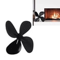 thumbnail image 3 of Aluminum Alloy Stove Fan Fireplace Fan Blade Replacement Stove Fan Blade Circulating Warm  Fan Replacement Parts, 3 of 8