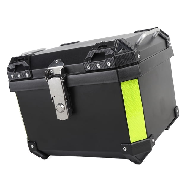 Estuche Superior Para Motocicleta, Protección Mejorada 45L ABS Caja Trasera Para Motocicleta Con Gran Capacidad De Carga Para Casco