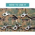 thumbnail image 3 of 10 PCS Stainless Steel 3 Holes Knot Rope Buckle, Cord Adjuster Tent Rope Tensioner, 3 Holes Adjusters Ultralight Rope Buckle Cord Adjuster for Tent Camping Hiking Backpacking Outdoor Activity, 3 of 5