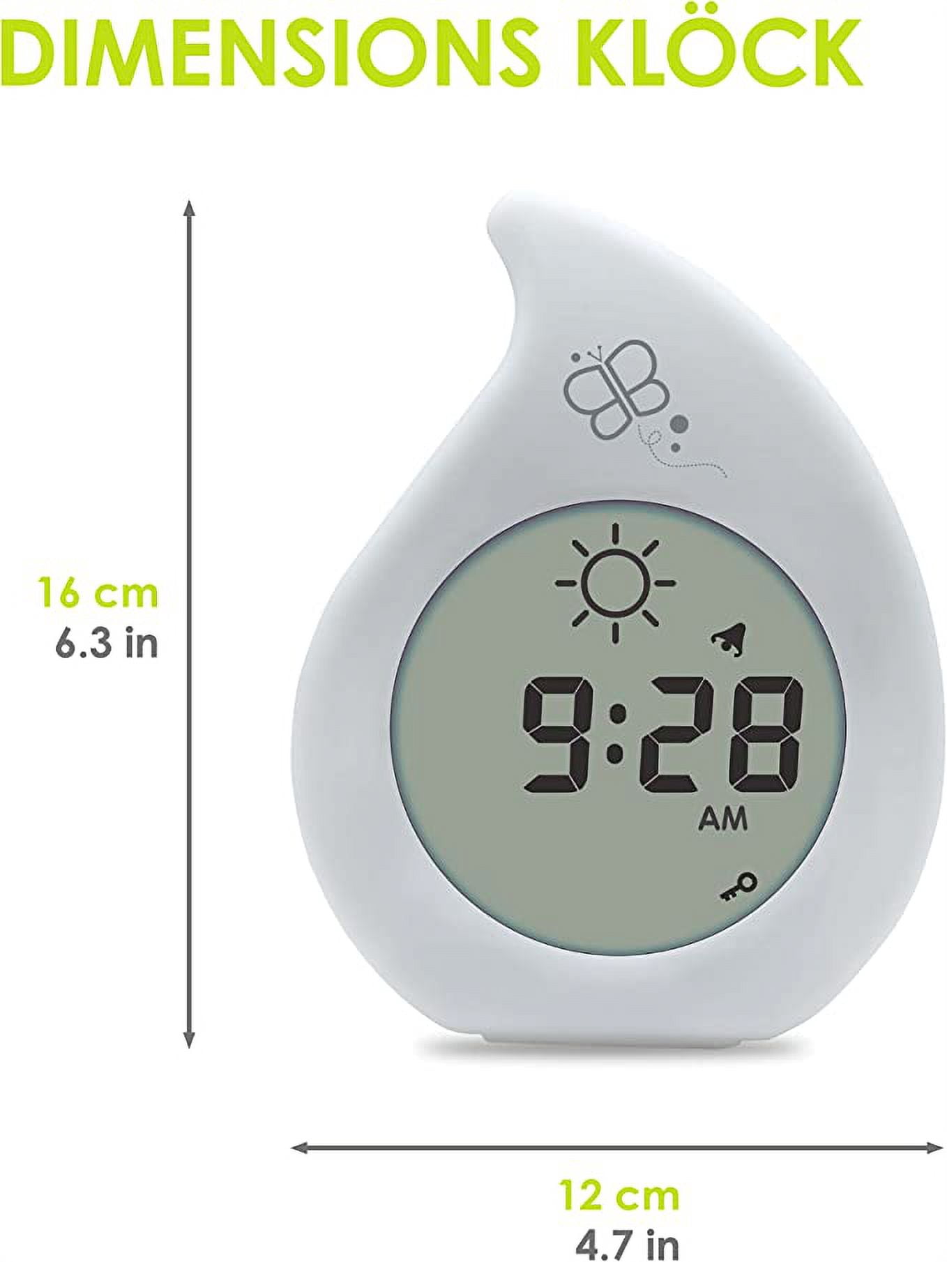 bblüv - Klöck ‒ 3 in 1 Kids Alarm Clock, Night-Light, Sleep Trainer, Learning Time – 7 Levels of Brightness