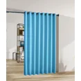 thumbnail image 2 of Gorgeous Home Linen Versatile K100 Turquoise Blue Thermal Blackout Patio Door Window Grommet Curtain Extra Wide Room Divider 100" Wide X 84" Length 1Pc, 2 of 5