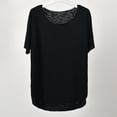 thumbnail image 2 of Birdeem T-Shirt Femme Col Rond Couleur Unie Manches Courtes Ample, 2 of 10