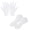 White, variant on Tnobhg Moisturizing Glove Socks Set Dry Cracked Skin Calluses Treatment Silicone Gel Spa Gloves for Hand Foot Softening