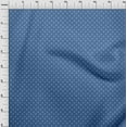 thumbnail image 4 of oneOone Rayon Medium Blue Fabric Asian Floral Block Fabric For Sewing Printed Craft Fabric By The Yard 56 Inch Wide, 4 of 5