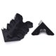 thumbnail image 1 of Xmhf Protector De Esquina De Caja Caja De Metal Triangular Protector De Seguridad De Borde De Caja De Madera para Decoración De Muebles 1-1/4"" X 1-1/4"" Negro Paquete De 8, 1 of 2
