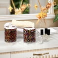 thumbnail image 4 of Yayeee 2 Pack Qtip Holder Bathroom Cotton Swab Canister with Lid Clear Dispenser Set, Small Colorful Flower, 4 of 6
