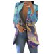 thumbnail image 1 of Gibobby Blazer de mujer chamarra blazer de manga larga con frente abierto para mujer chamarra para trabajo oficina(Azul,CH), 1 of 5