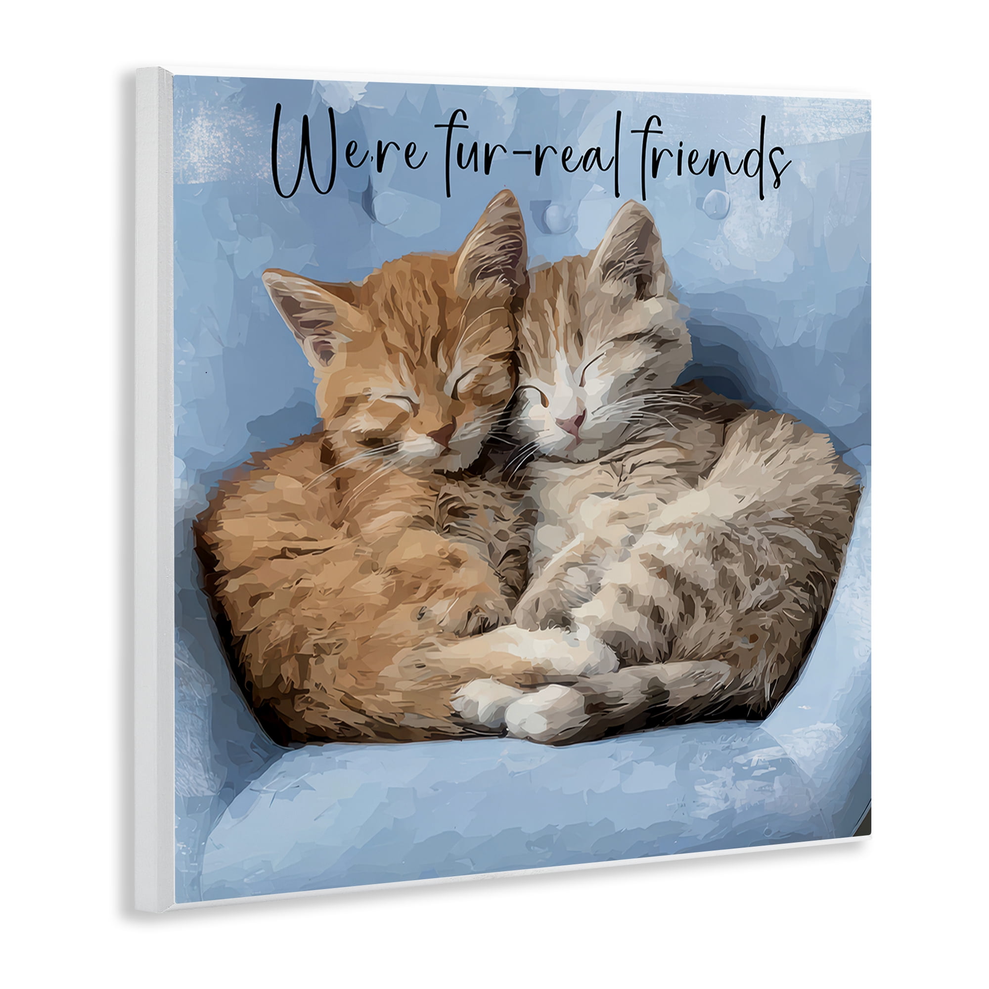 Stupell Industries We're Fur-Real Friends Wall Plaque Art, design by Kim Curinga