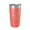 Coral, variant on Nantahala Lake Map Tumbler Travel Mug Insulated Laser Engraved Coffee Cup North Carolina 20 oz Black