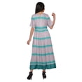 thumbnail image 3 of Moomaya Kurti Longue Imprimée Tenue d'Été Tunique Ligne A pour Femmes, 3 of 5