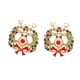 thumbnail image 5 of Pendientes de Navidad Pendientes colgantes Pendientes de diamantes de imitación Pendientes colgantes para mujer para club Compromiso Graduación Boda 42 cm x 37 cm, 5 of 8
