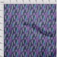 thumbnail image 4 of oneOone Silk Tabby Dark Green Fabric Ikat Craft Projects Decor Fabric Printed By The Yard 42 Inch Wide, 4 of 4