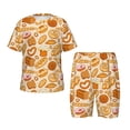 thumbnail image 1 of Fotbe Various Bread Pijama Estampada de 2 Piezas para Niños – Ropa de Dormir de Manga Corta Cómoda para Niños y Niñas, Camiseta y Shorts de Algodón-Small, 1 of 6