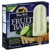 Blue Bell 6 Pak Lime Fruit Bars