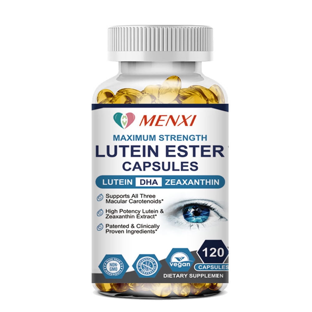 MENXI Lutein and Zeaxanthin Supplements, Eye Vitamin & Mineral Supplement, Multivitamin for Vision & Ocular Health with Vitamin E, Protect and Enhance Your Eye Health Completely, 120 Softgels