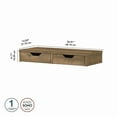 thumbnail image 4 of Bush Furniture Universal Desktop Organizer with Drawers in Reclaimed Pine, 4 of 8
