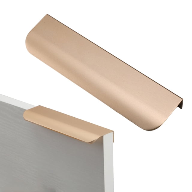 Kitchen Cabinet Handles, Finger Pulls for Cabinets Edge Pulls, Kitchen Hardware for Dresser Drawers Metal Alloy, U